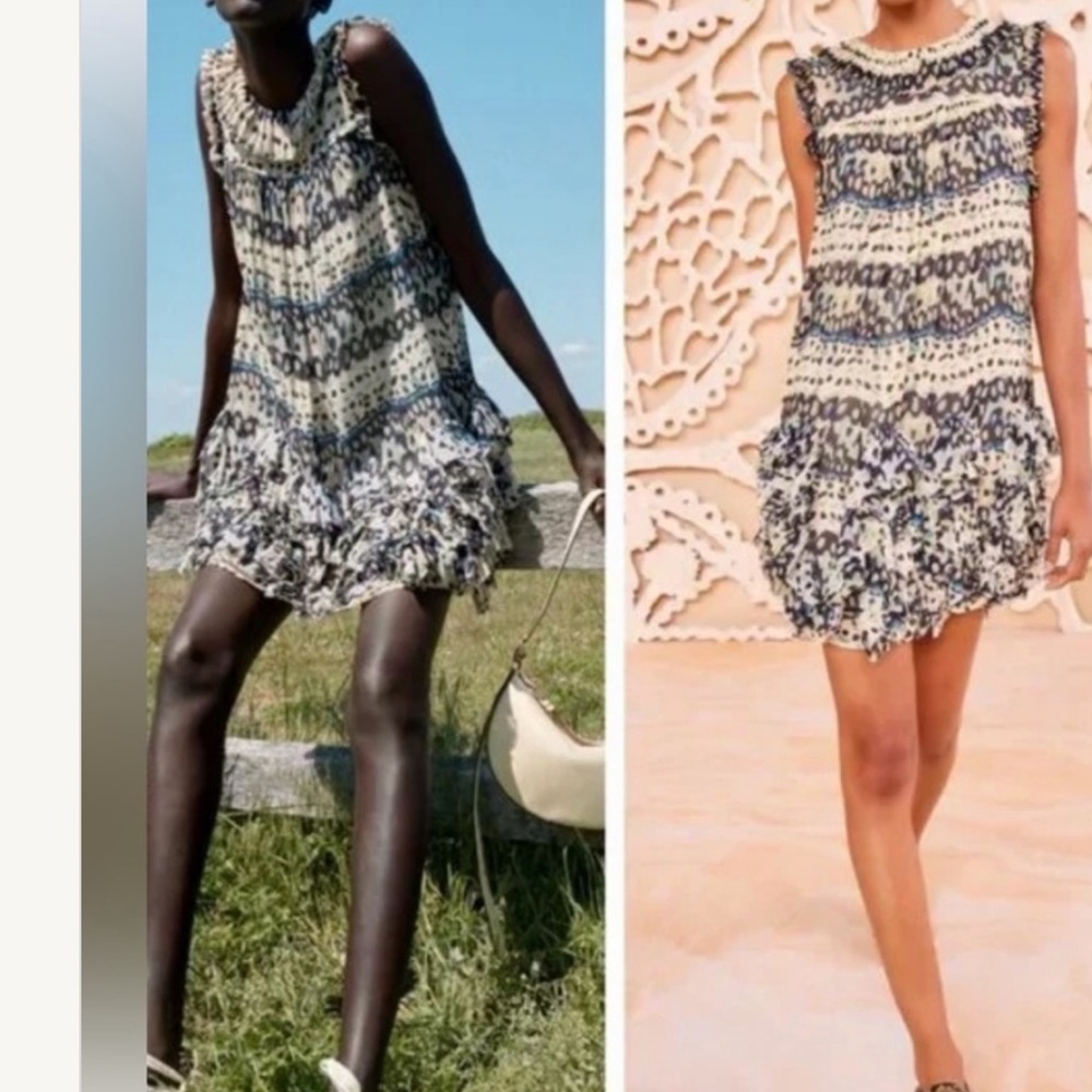 ULLA JOHNSON miri mini dress in mariposa Sz 14